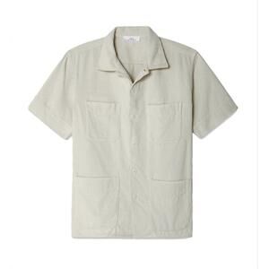NEW SAVE KHAKI UNITED men's cord work shirt in ash